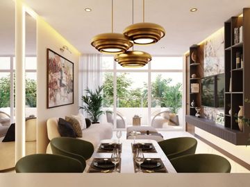 Departamento con alberca y jardin, area para mascotas, cigar lounge, gimnasio coworking y mas en venta Merida Norte