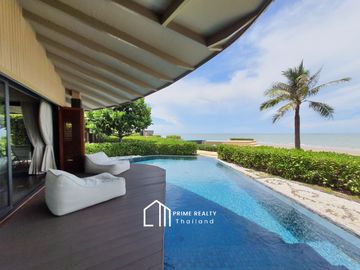 Luxury Beachfront Pool Villa @Chaam