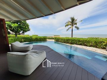 Luxury Beachfront Pool Villa @Chaam
