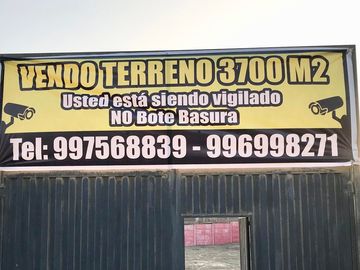 Vendo Terreno 3700 m2 Sunampe en Chincha Alta