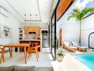 Stunning Tropical 1 Bedroom Pererenan Villa for Sale Leasehold