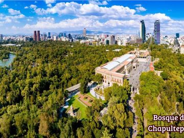 Condominio con balcón, Roof garden común y patio, Miguel Hidalgo, Ciudad de México.