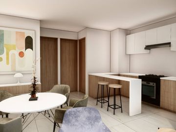 Condominio con balcón, Roof garden común y patio, Miguel Hidalgo, Ciudad de México.