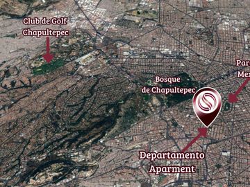 Condominio con balcón, Roof garden común y patio, Miguel Hidalgo, Ciudad de México.