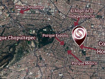 Loft con terraza, Roof Top,  Salas lounge, Zona Grill, pre-construccion Roma Norte, Ciudad de México.