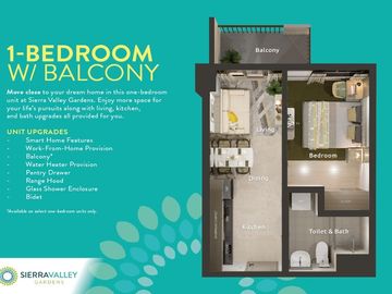 1 BEDROOM CONDO Unit in Sierra Valley Gardens
