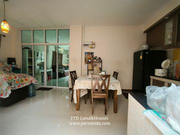 For sale 2-storey Semi-detached house in the Panthiya Phraeksa, newly renovated house.  Ready to move in