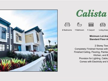 Calista Mid by PHirst Park Homes 2 BR house and lot in Calamba Laguna