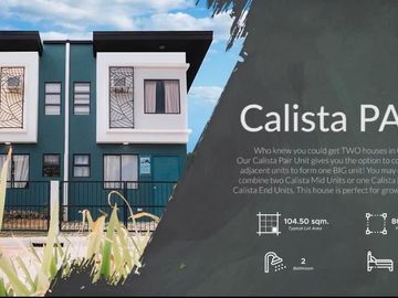 Calista Mid by PHirst Park Homes 2 BR house and lot in Calamba Laguna