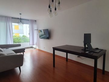 ALQUILO MODERNO DEPARTAMENTO AMOBLADO. IDEAL HOME OFFICE. MIRAFLORES