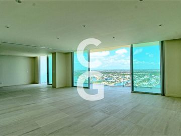 Departamento en Venta en Cancun en SLS Puerto Cancun de 6 Recamaras PH