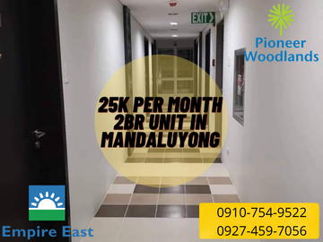 2BR Condominium In Mandaluyong For As low As 25k Monthly - Pet Friendly - Physically Connected in MRT BONI Station