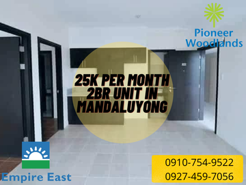 2BR Condominium In Mandaluyong For As low As 25k Monthly - Pet Friendly - Physically Connected in MRT BONI Station