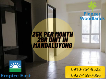 2BR Condominium In Mandaluyong For As low As 25k Monthly - Pet Friendly - Physically Connected in MRT BONI Station