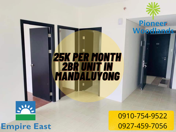 2BR Condominium In Mandaluyong For As low As 25k Monthly - Pet Friendly - Physically Connected in MRT BONI Station