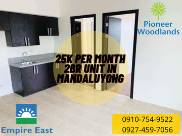 2BR Condominium In Mandaluyong For As low As 25k Monthly - Pet Friendly - Physically Connected in MRT BONI Station