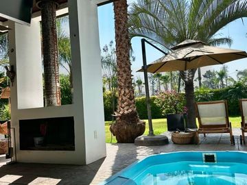 Casa en venta en villas del mesón de 1 piso y vista a club de golf