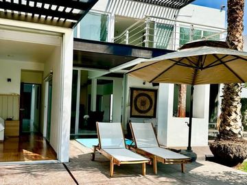 Casa en venta en villas del mesón de 1 piso y vista a club de golf