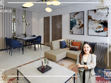 Preselling 1-bedroom unit with balcony, with maid's room (55.50 SQM) in 9 Central Park - First every residential tower in NGC - Northwin Global City, 