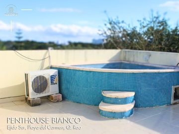 PENTHOUSE DE 3 RECÁMARAS CON TERRAZA Y JACUZZI