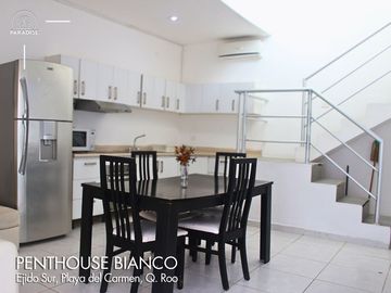 PENTHOUSE DE 3 RECÁMARAS CON TERRAZA Y JACUZZI