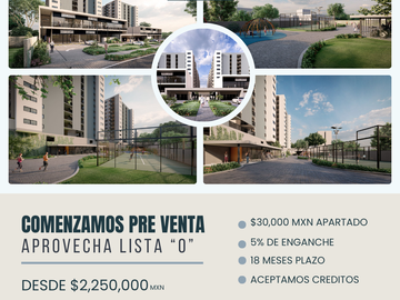 PRE VENTA DEPARTAMENTOS CERCA DEL CERRO DEL TESORO EN AV COLON
