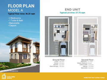 CASA MIRA SOUTH - A MODEL - 2 STOREY TOWNHOUSE (PHASE 4B)