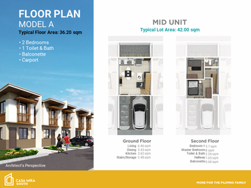 CASA MIRA SOUTH - A MODEL - 2 STOREY TOWNHOUSE (PHASE 4B)