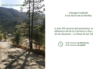 Vendo Hermoso Terreno, San Antonio de las Alazanas, Arteaga, Coahuila, Descendente, con unas vistas espectaculares