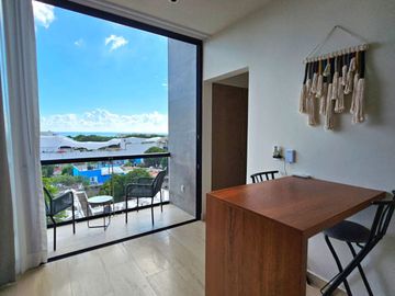 Departamento con vista al mar, Alberca, Rooftop, Gym, Centro, Playa del Carmen