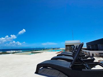 Departamento con vista al mar, Alberca, Rooftop, Gym, Centro, Playa del Carmen