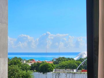 Departamento con vista al mar, Alberca, Rooftop, Gym, Centro, Playa del Carmen