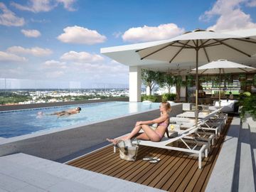 Penthouse con club de playa, alberca, Gimnasio, pista de jogging, area de asadores, Zona Norte, Merida