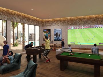 Condo con vista al mar, club de playa, en venta Chicxulub Puerto, Merida