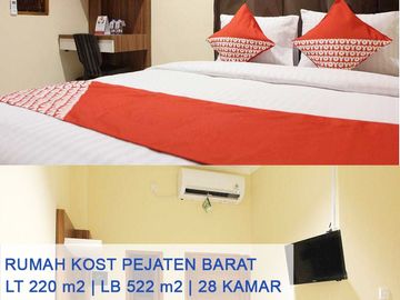 Rumah Kost Elite 30 Kamar Omset Oke di Pejaten Barat, Jakarta Selatan