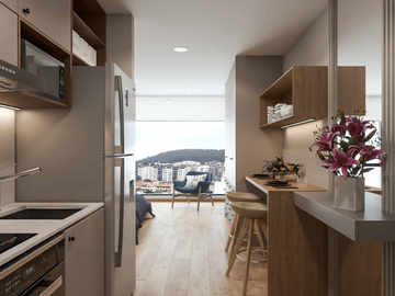 604 Comodidad, Cercanía y Tranquilidad. Departamento 2 Dormitorios en Avenida de Los Shyris 92 m.
