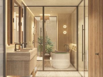 Departamento con alberca privada, simulador de golf, Cine, en venta, Zona Norte, Merida.
