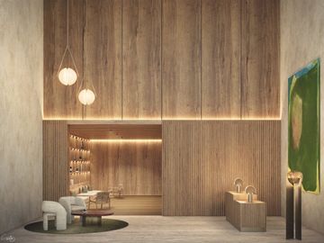 Departamento con alberca privada, simulador de golf, Cine, en venta, Zona Norte, Merida.