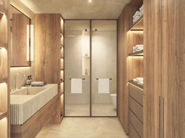 Departamento con alberca privada, simulador de golf, Cine, en venta, Zona Norte, Merida.