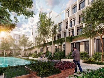 Condominio con Swim up, roof top, alberca, gimnasio, ludoteca, y mas amenidades, en  Zona Norte,  Merida.