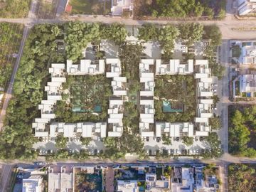 Condominio con Swim up, roof top, alberca, gimnasio, ludoteca, y mas amenidades, en  Zona Norte,  Merida.