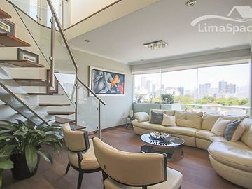 Lujoso Penthouse En El Centro De Miraflores Terraza Y Piscina Pr