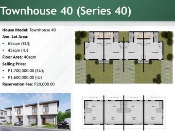 For only 13,190 Town house installment Amaia Scapes Cabanatuan INNER UNIT!!