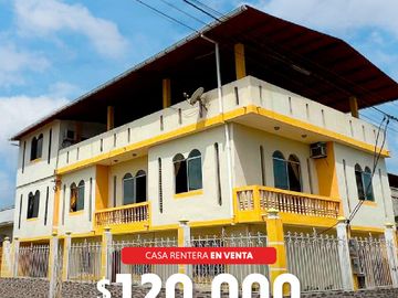 En venta: casa rentera en Santa Rosa, El Oro