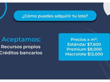 SE VENDEN TERRENOS EN RESIDENCIAL 4 VIENTOS, CUAUTLANCINGO, PUEBLA