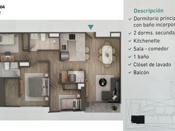 PRE VENTA 2025 FLAT 3 DORMITORIOS EN MAGDALENA LIMITE CON SAN ISIDRO