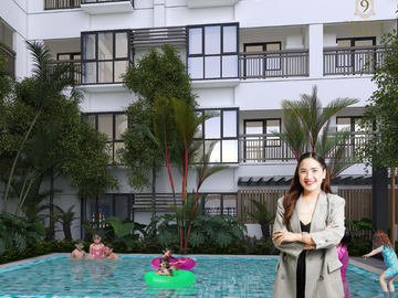 Preselling Studio unit with balcony (36.50 SQM - 15th floor) in 9 Central Park - First every residential tower in NGC - Northwin Global City, Marilao 