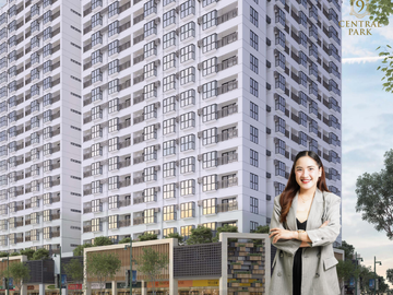 Preselling Studio unit with balcony (36.50 SQM - 15th floor) in 9 Central Park - First every residential tower in NGC - Northwin Global City, Marilao 