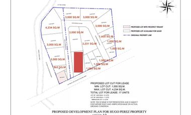Lot For Lease in Trece Martires Cavite. 1,000 sqm. Open For Sub Leasing