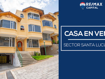 casa en venta 4 habitaciones sector Santa Lucía